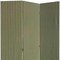 Homeroots 3 Panel Soft Fabric Room Divider, Green - 71 x 47 x 1 in. 379909 - alternate 4